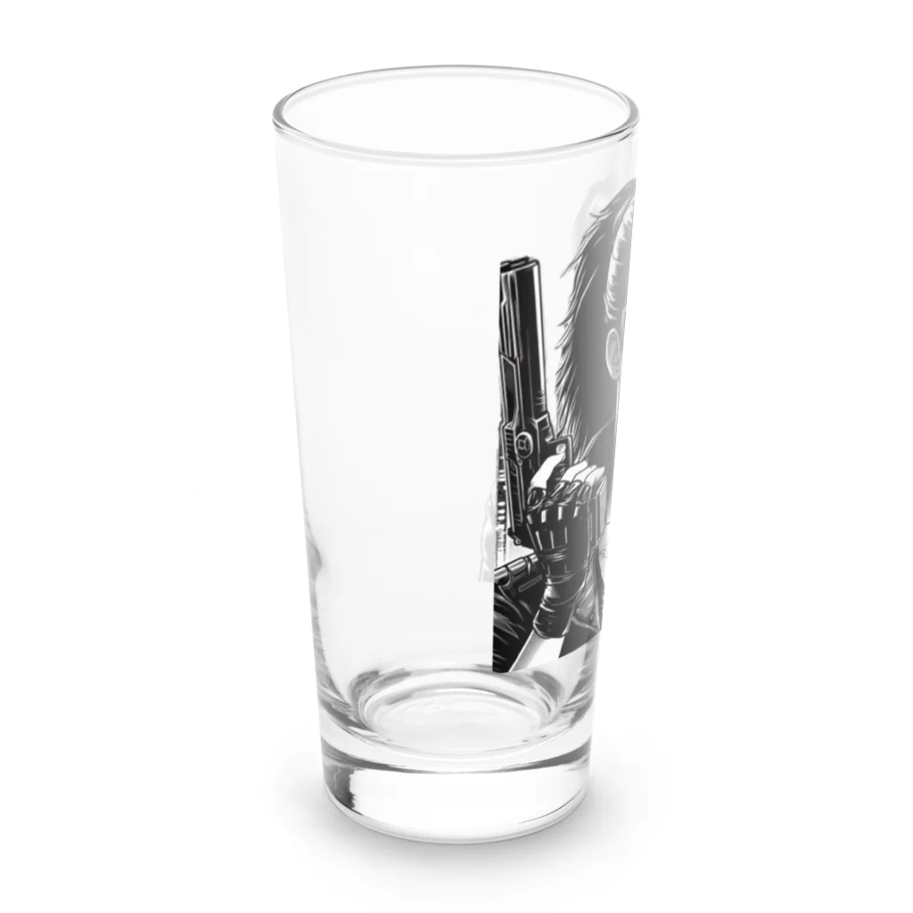 kangekiのサイバーパンクガールNo.8 Long Sized Water Glass :left