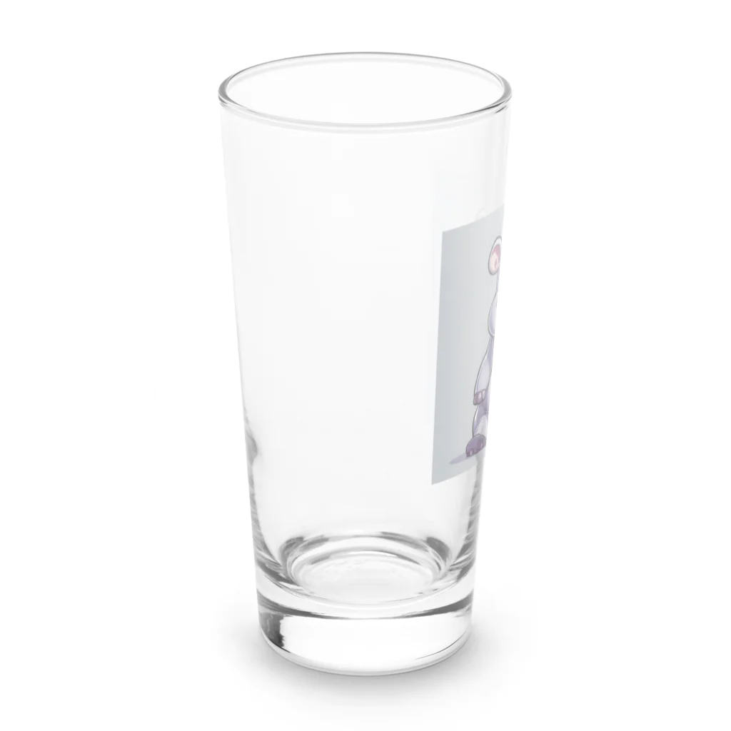 blue sky shopのかわいいカバのグッズ Long Sized Water Glass :left