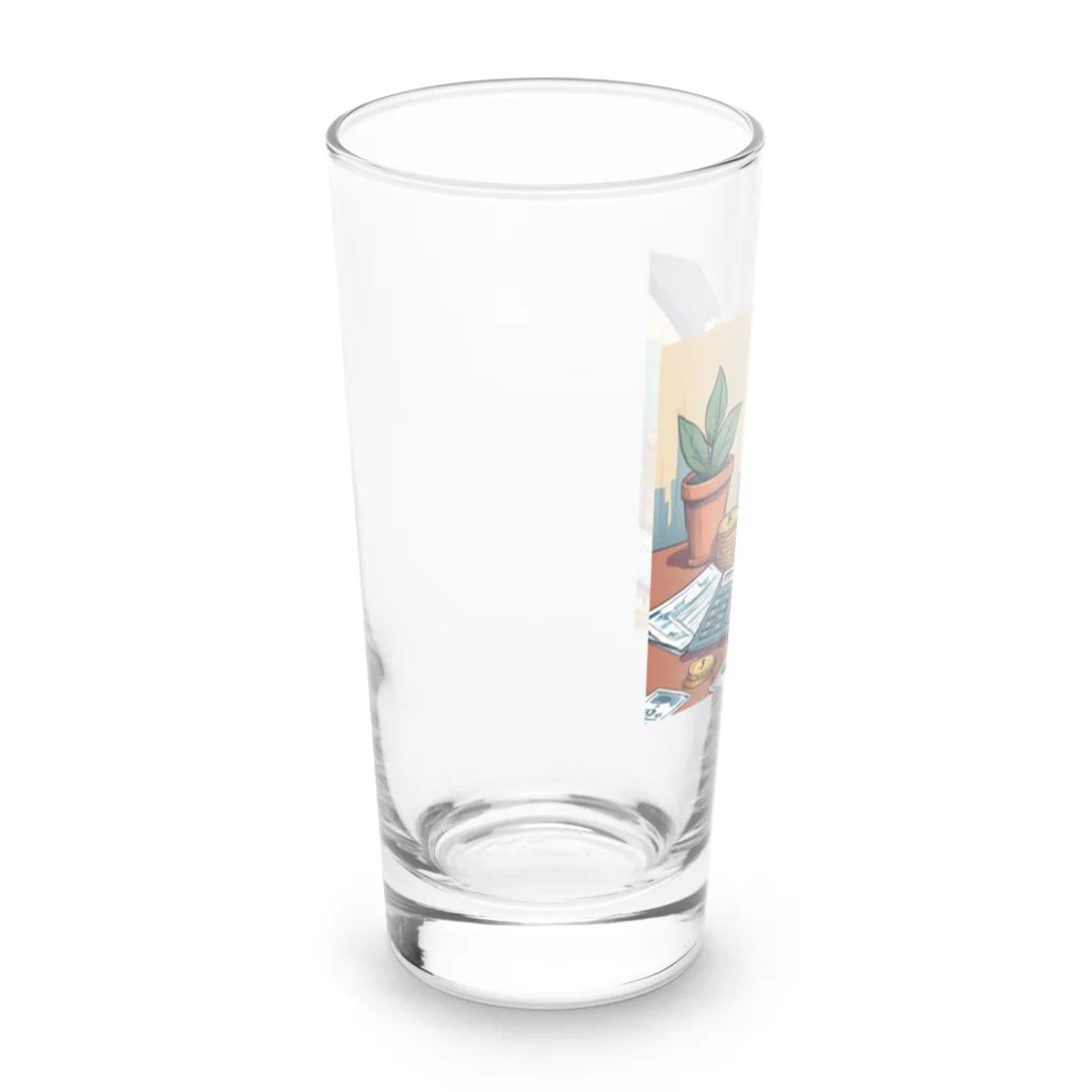 kenshopの今流行りの増税をエモ可愛くさせていただきました★ Long Sized Water Glass :left