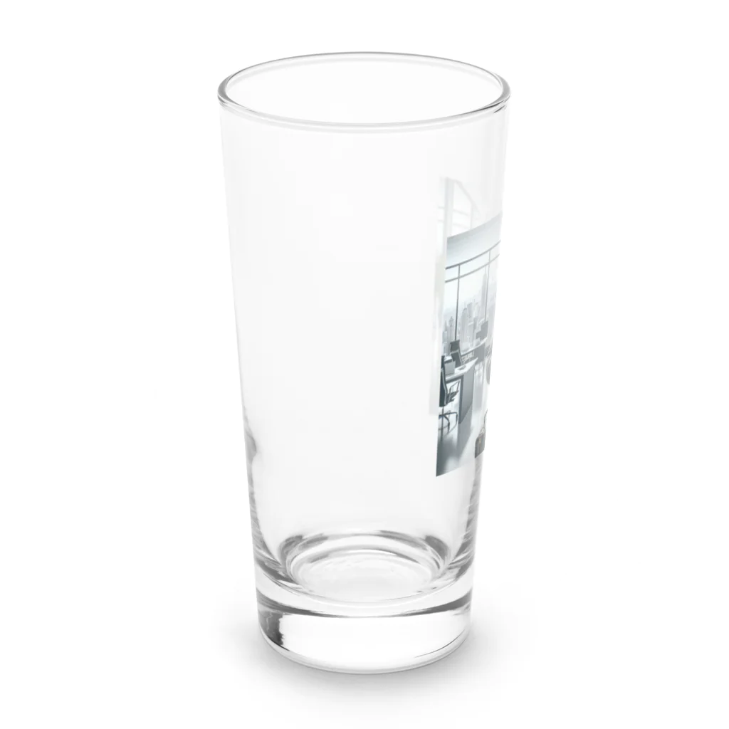 ドリサポの社長！ゴリ先輩！ Long Sized Water Glass :left