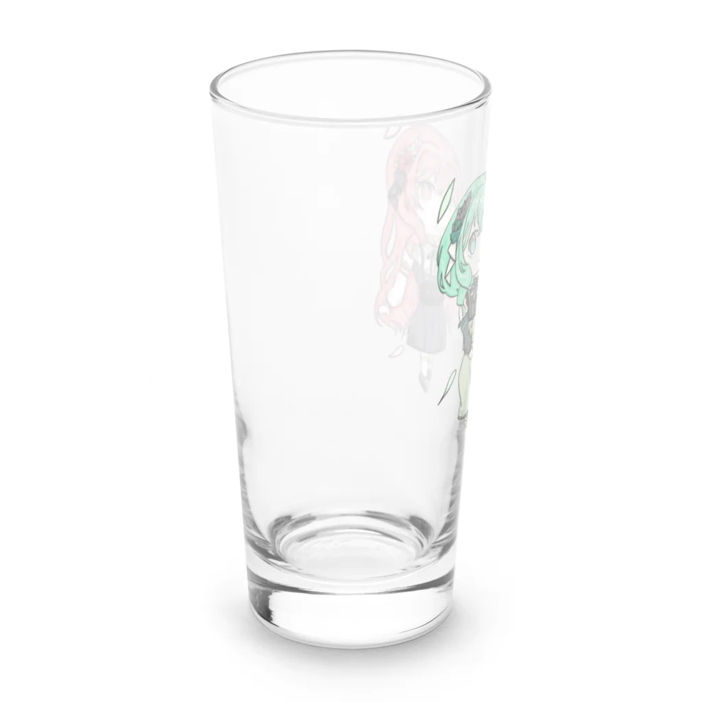 Tako-2daime shopの双子ちゃん Long Sized Water Glass :left