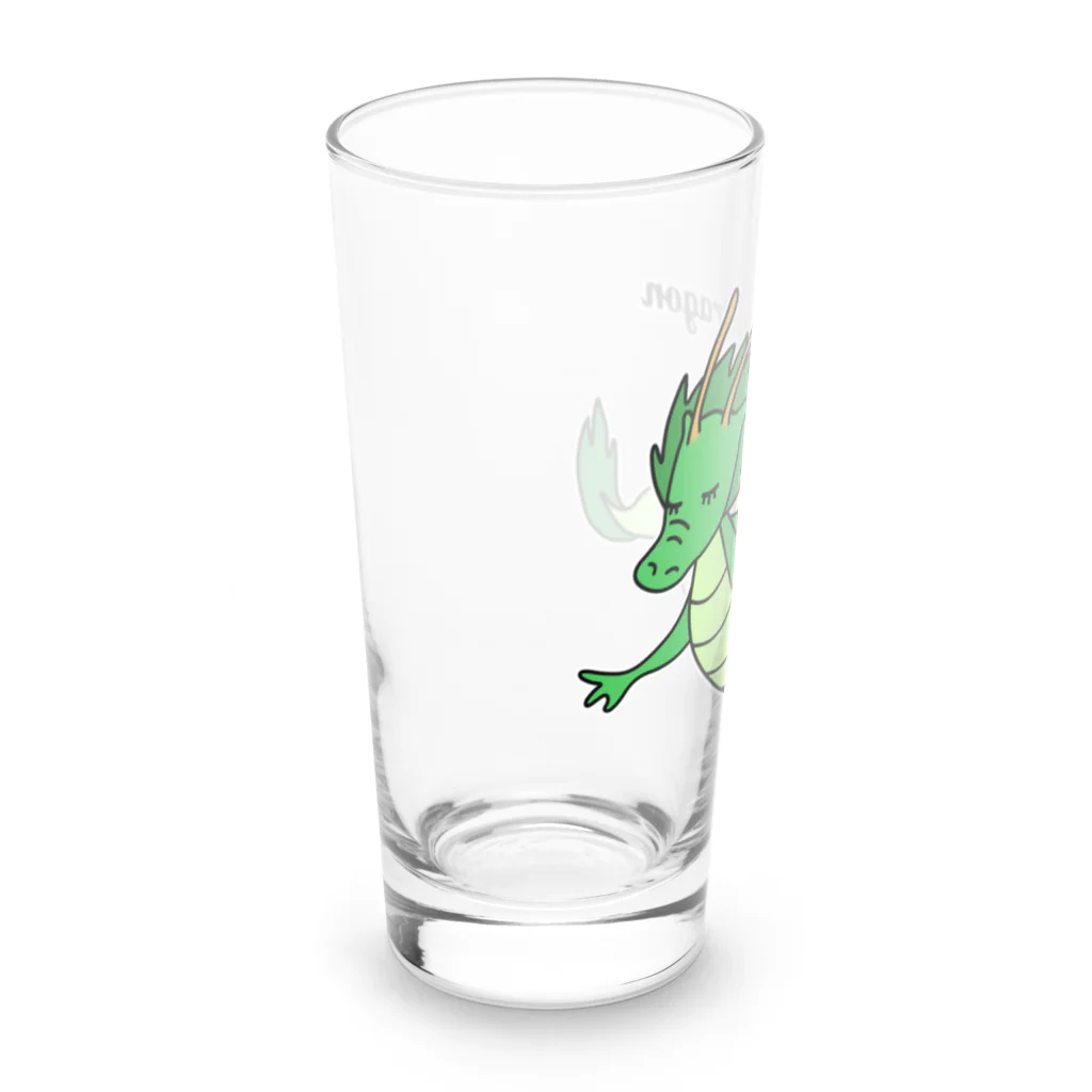 ハナのお店のドラゴン Long Sized Water Glass :left