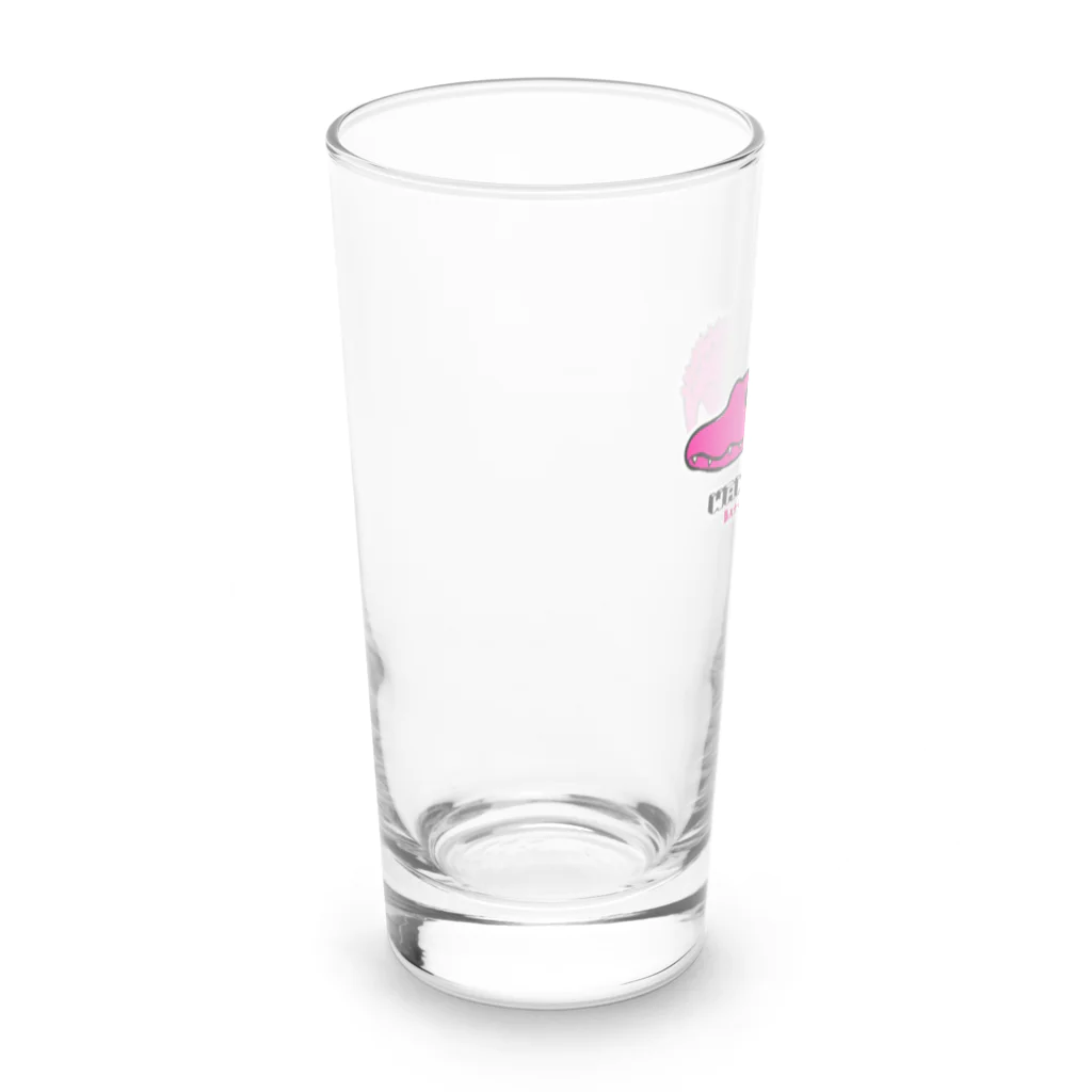 loveclonesのワニくん ピンク 0624 WANIGATOR ロゴ Long Sized Water Glass :left