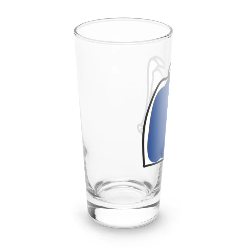 タカのどきどき青いランドセル Long Sized Water Glass :left