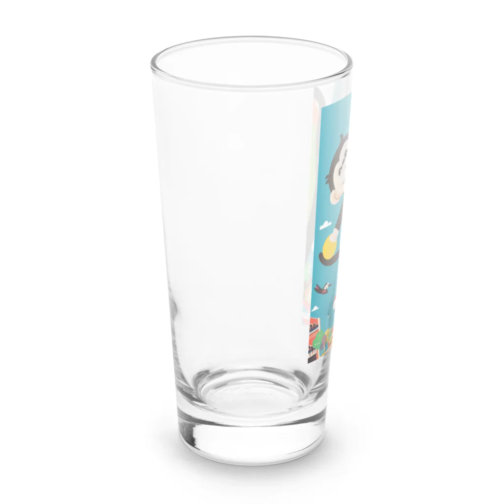 英語deクイズ！の英語deクイズ！アイコンキャラクター Long Sized Water Glass :left