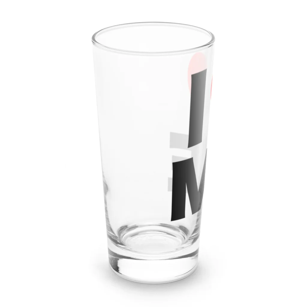 【シリーズ】おもしろ格言ショップの【おふざけシリーズ】I♡ME Long Sized Water Glass :left