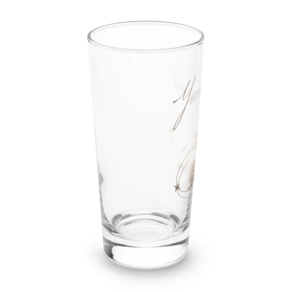 しらたまとおかきの店のやる気出ない猫 Long Sized Water Glass :left