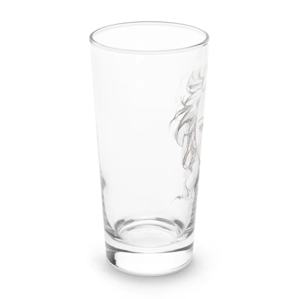 fashion-forwardのエロカッコイイ女性 Long Sized Water Glass :left