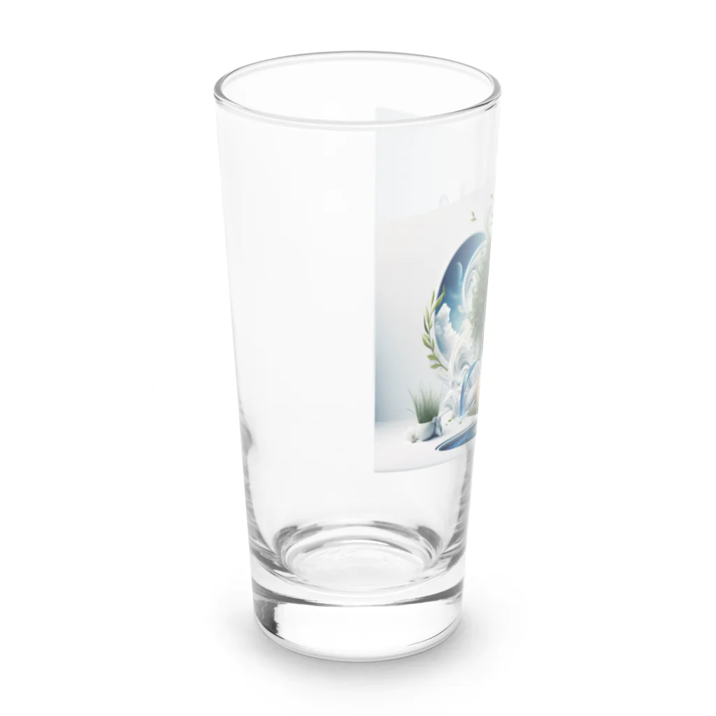 niko&PANDA shopの乙女座　運気上昇 Long Sized Water Glass :left