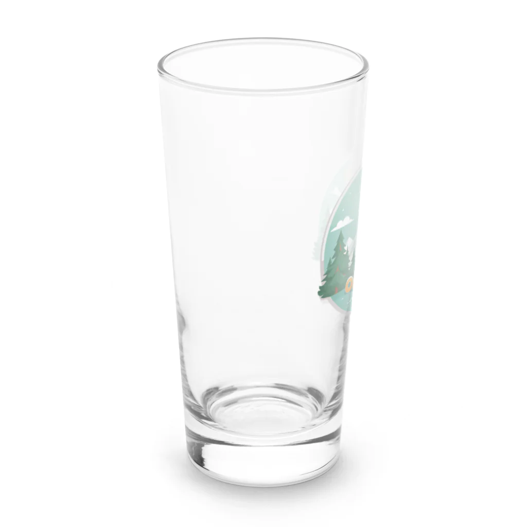 ファンシーTシャツ屋のアウトドアーワッペン Long Sized Water Glass :left