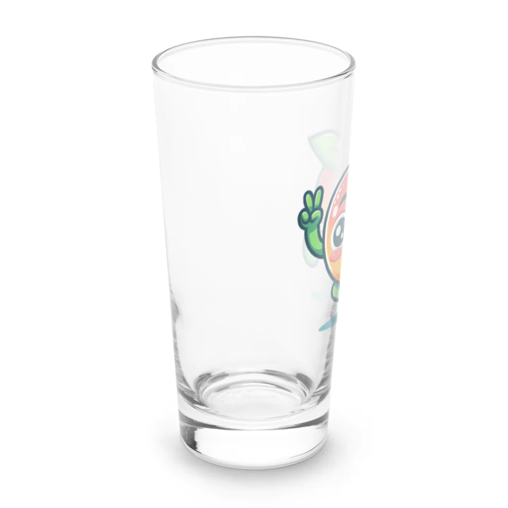 createaiのりんごたん Long Sized Water Glass :left