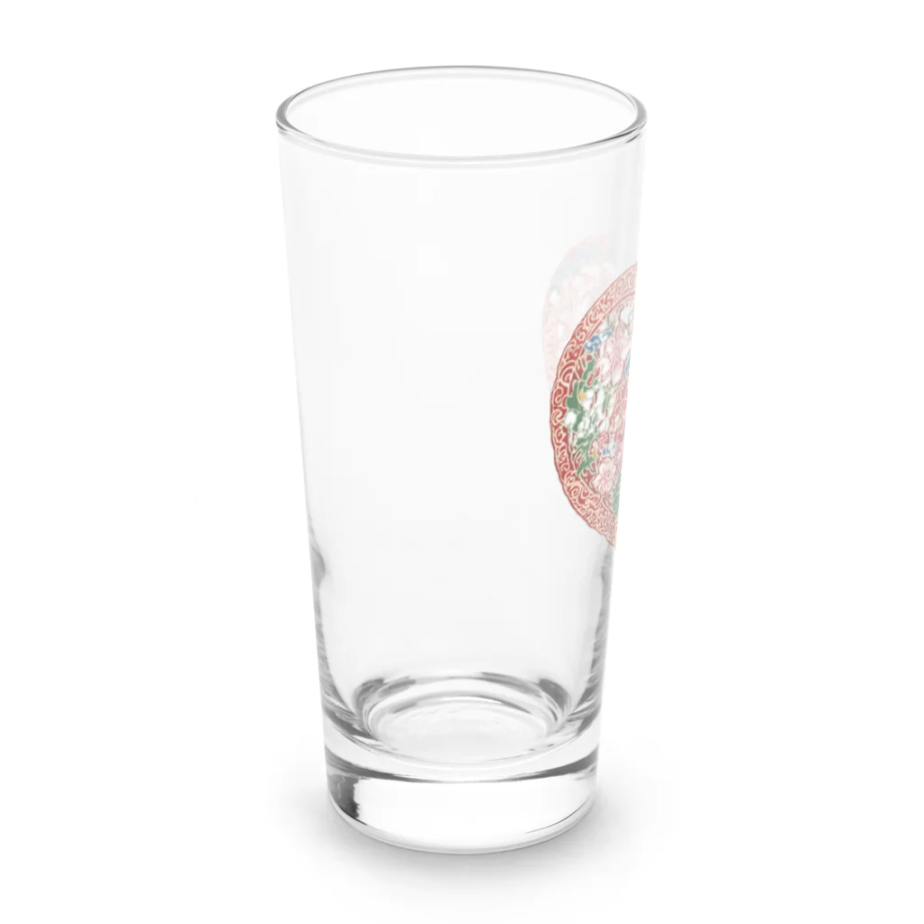 HeartyTimeのハート紅型 Long Sized Water Glass :left