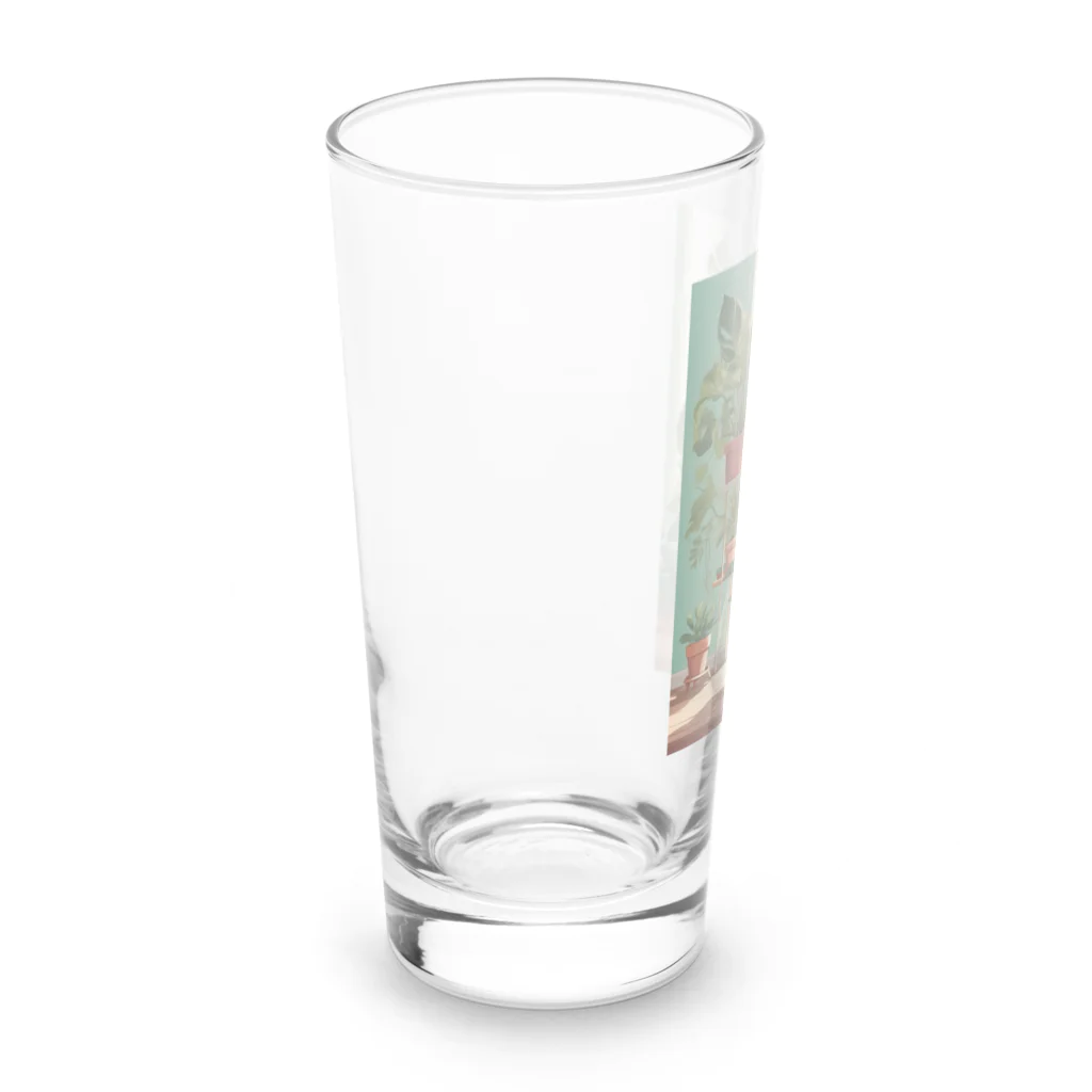 kamako-0608の観葉植物のイラスト Long Sized Water Glass :left