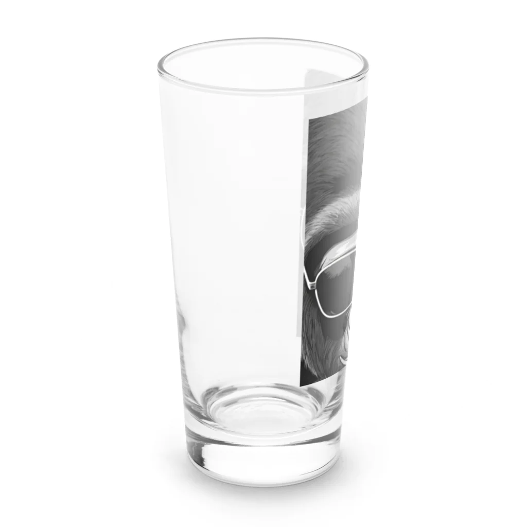 risaharuのかっこいいゴリラ Long Sized Water Glass :left