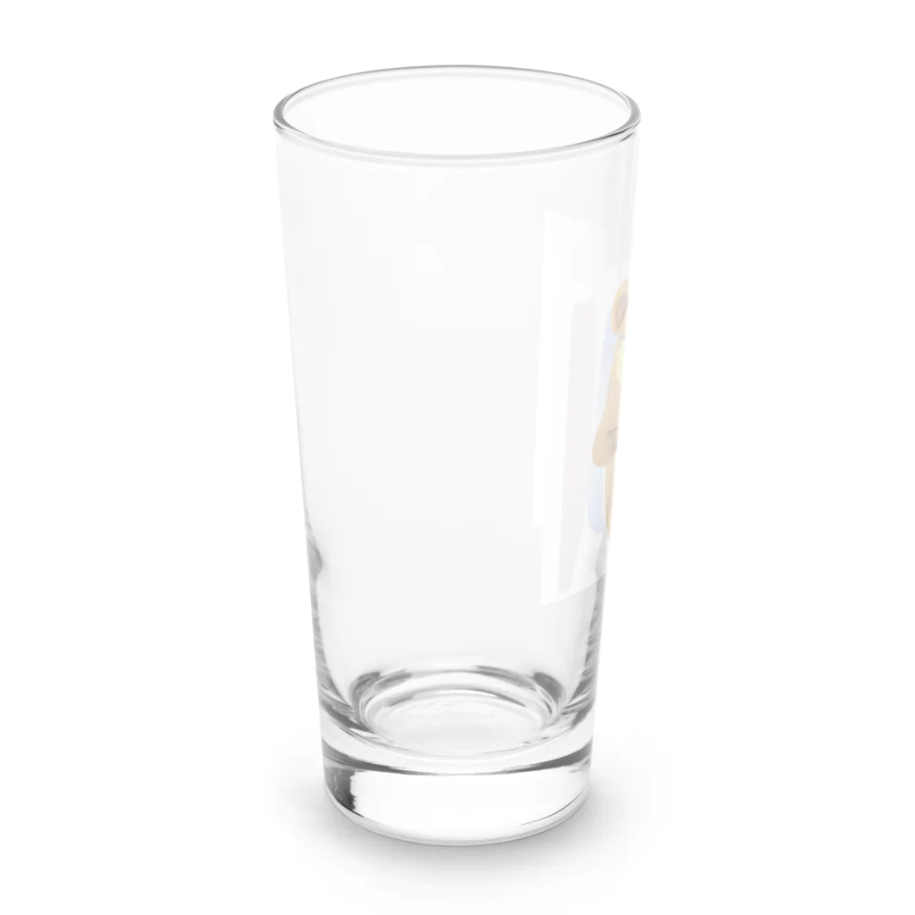 さとうさしみ。のメガネっクマ② Long Sized Water Glass :left