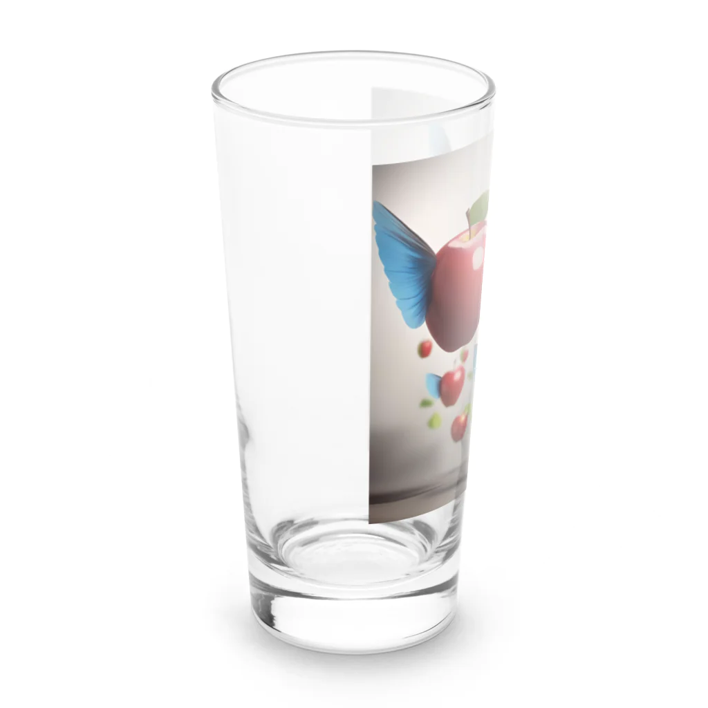 gulbisのお守りりんご Long Sized Water Glass :left