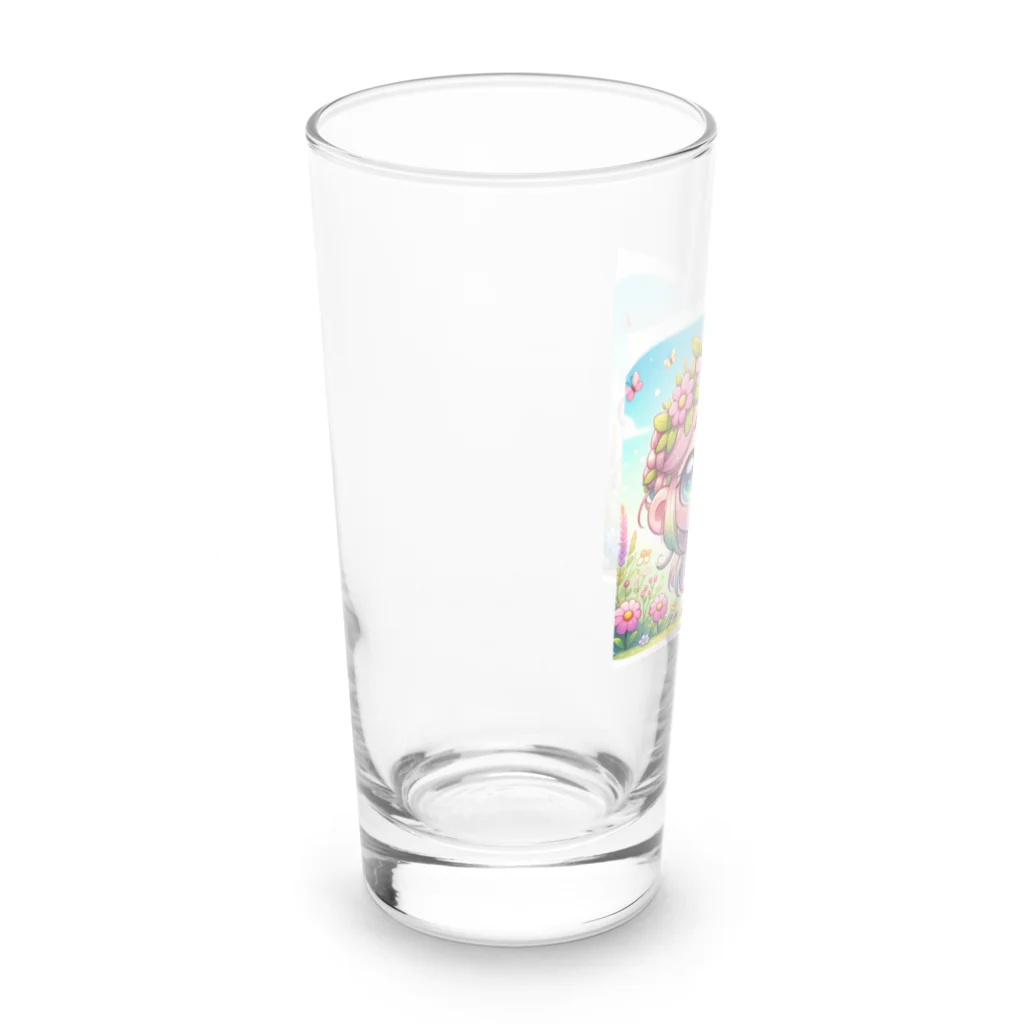 the blue seasonの春の使者 Long Sized Water Glass :left