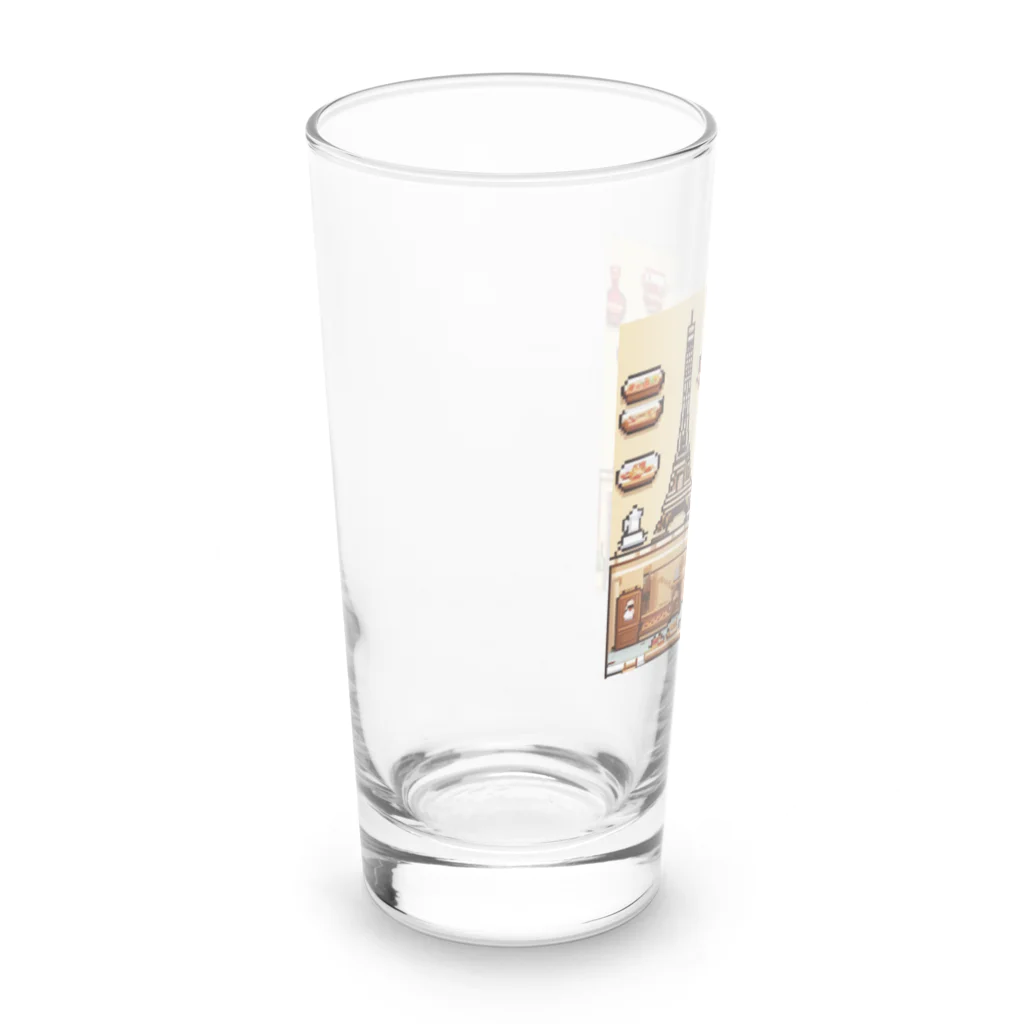 猫まるショップのパリからパンへの愛を込めて Long Sized Water Glass :left