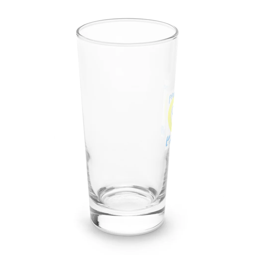 ピース フォー ウクライナのウクライナちゃん Long Sized Water Glass :left