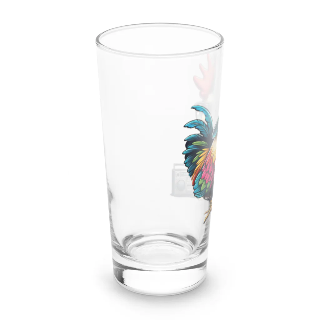 hoodie styleのHIPHOPチャボ Long Sized Water Glass :left