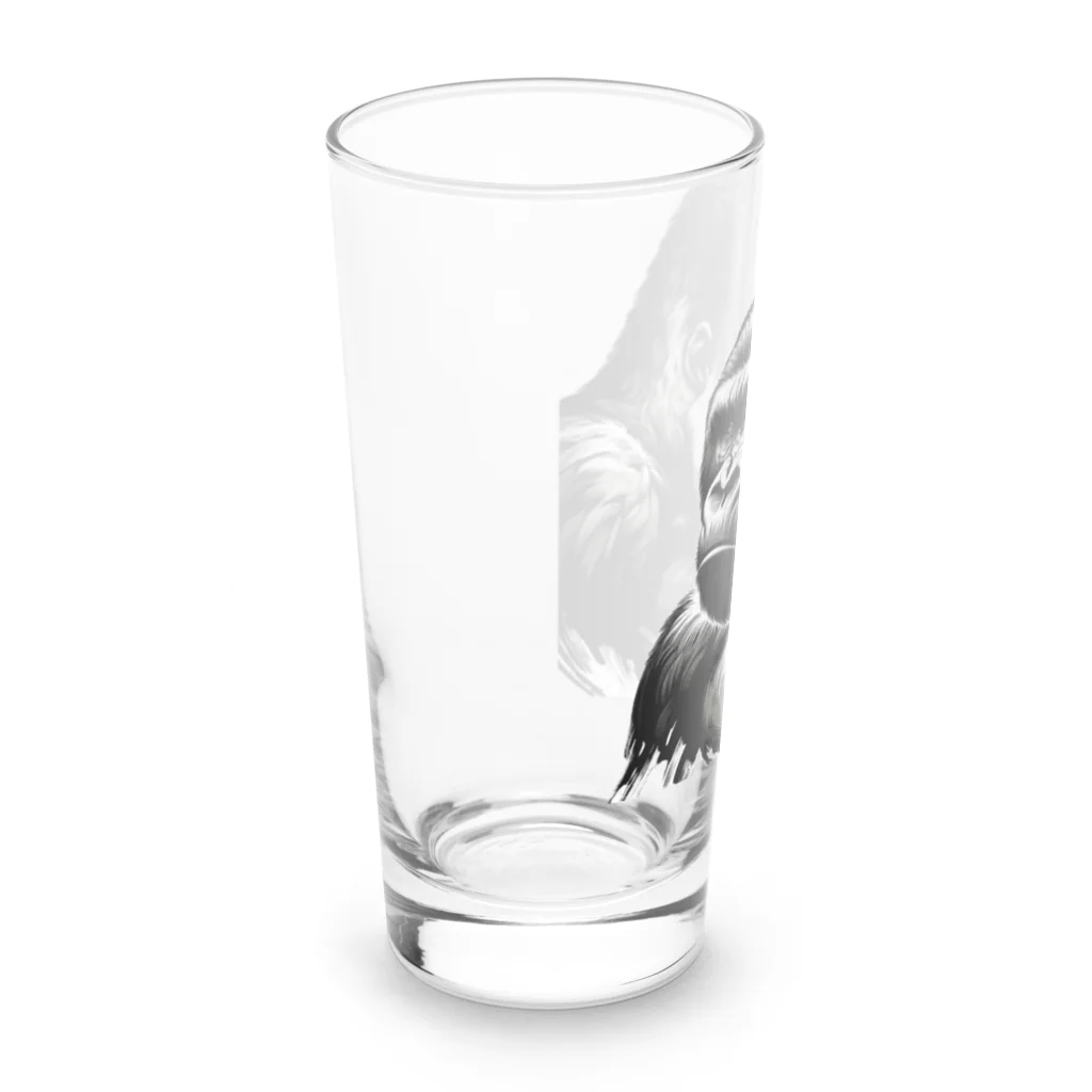 モノガタリ工房のウホ！ゴリくん Long Sized Water Glass :left