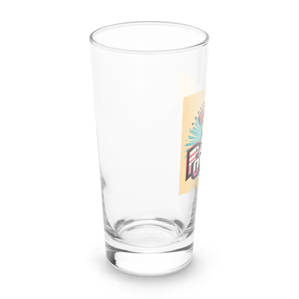 Urban pawsのパグチワワ「Paws of Power」 Long Sized Water Glass :left