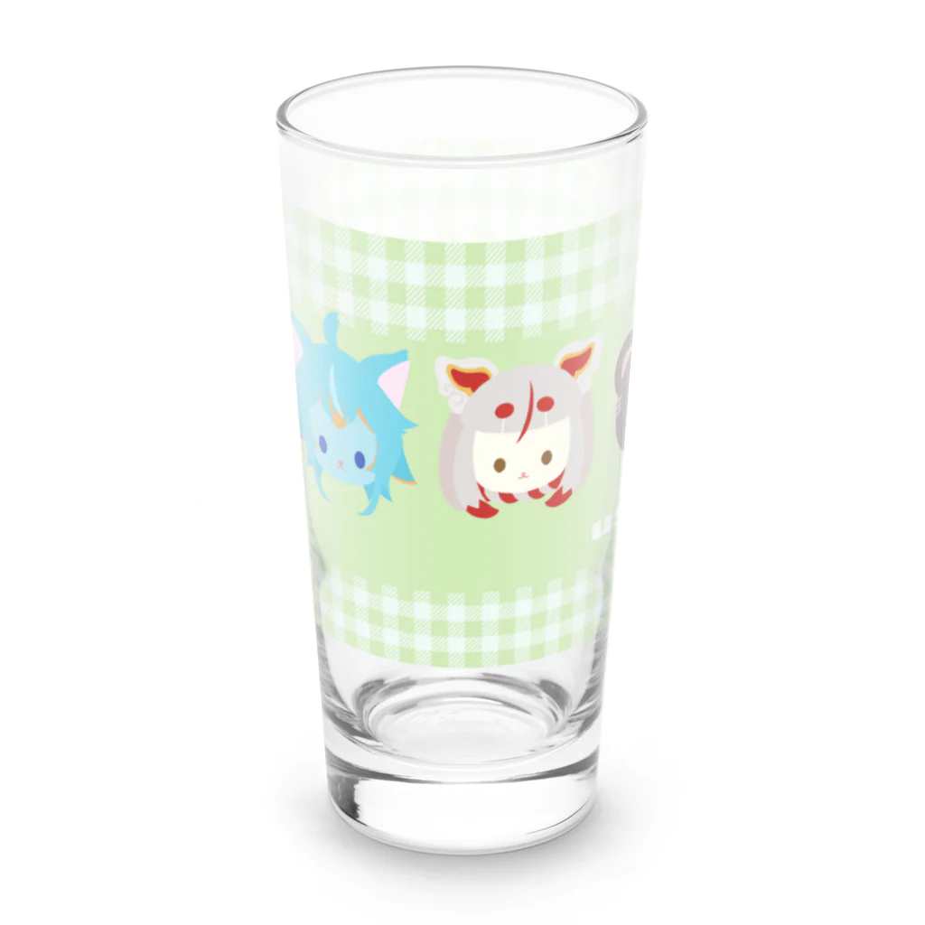 うちゃびっとやさん。の【usabit】けもびっとgreen Long Sized Water Glass :left