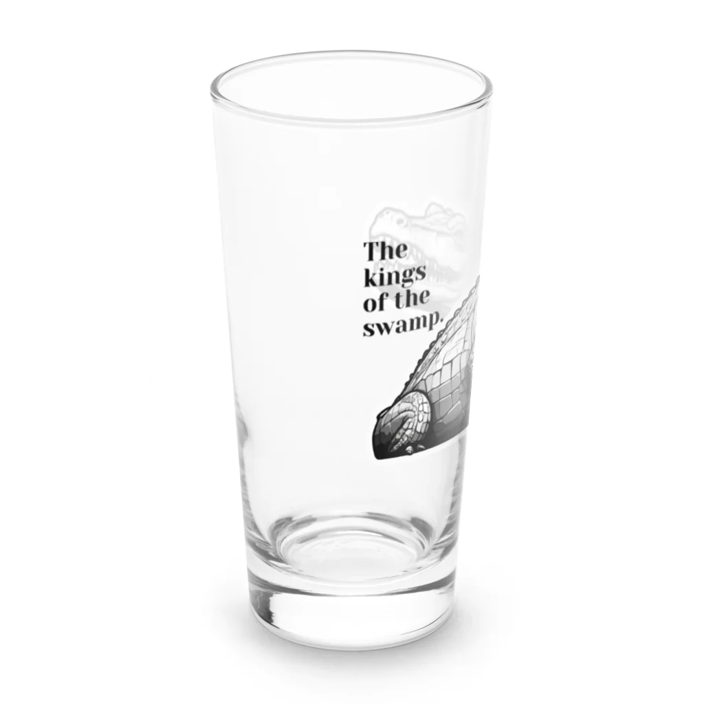 ファンシーTシャツ屋のワイルドアリゲーター Long Sized Water Glass :left