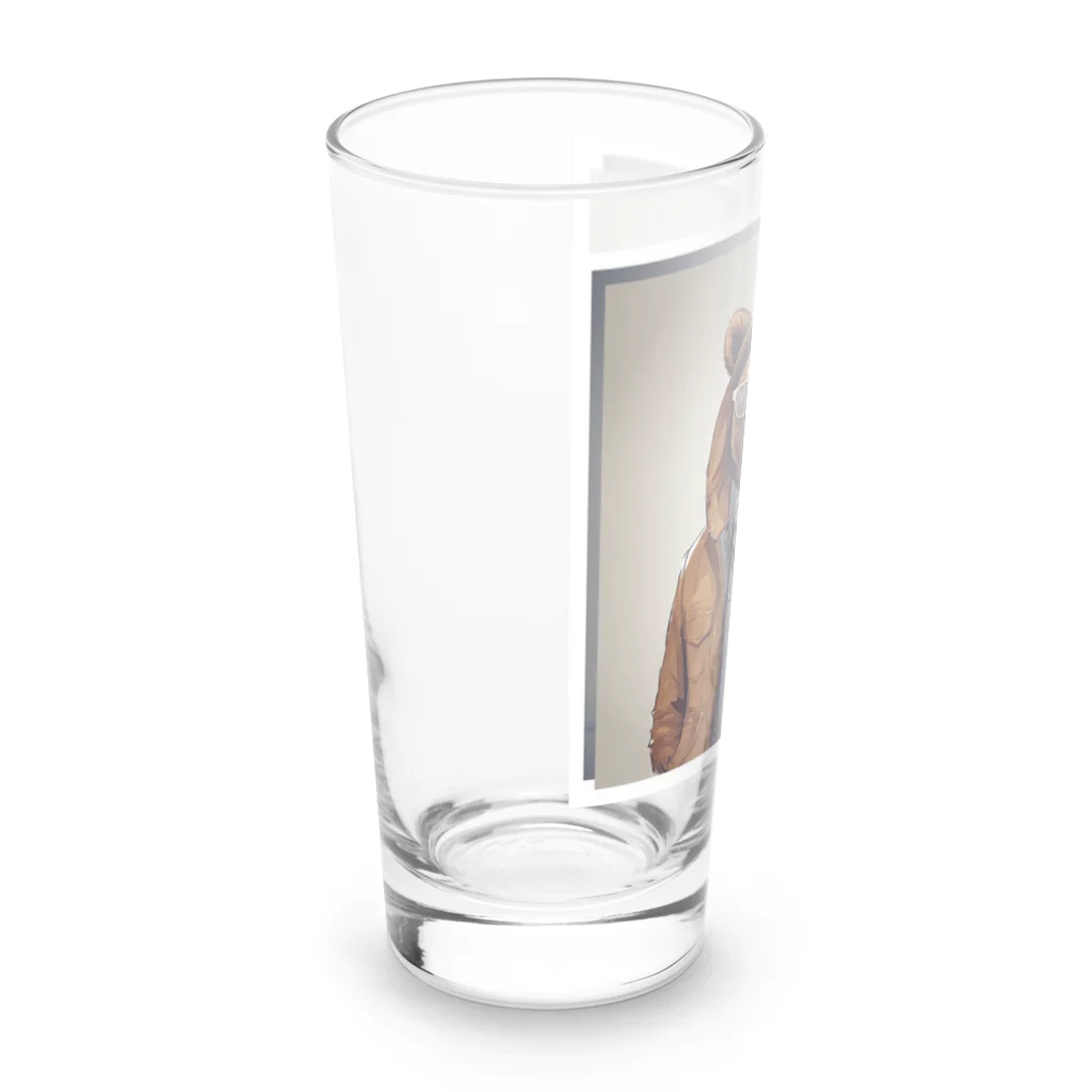 シルキー・ドリームスのグルメハニーベア  Long Sized Water Glass :left