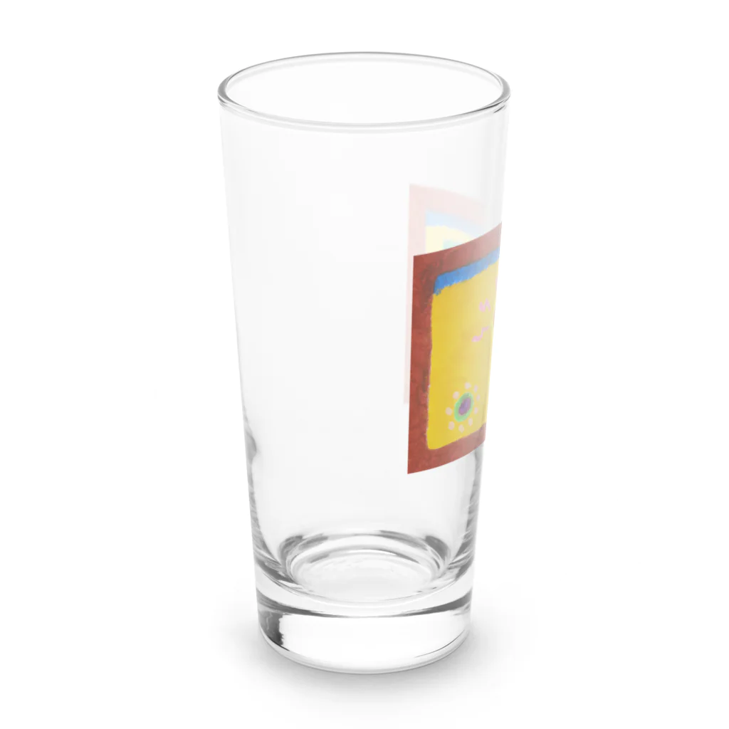 ぴくちゃー55のひとり Long Sized Water Glass :left