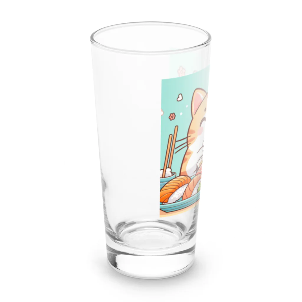 zuuu-の☆す☆し☆ね☆こ☆ Long Sized Water Glass :left