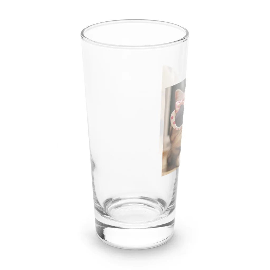 BinaryStoreのスタイリッシュな猫ちゃん Long Sized Water Glass :left