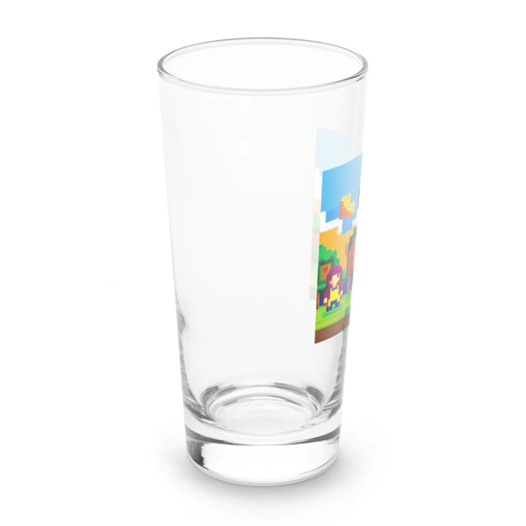 ローグダヨの家のドット君冒険の始まり Long Sized Water Glass :left