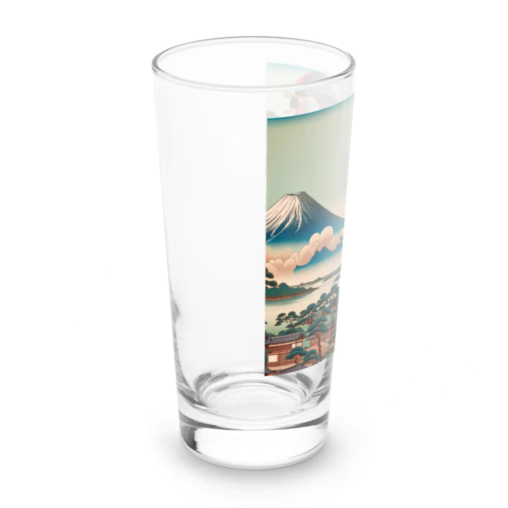 manyou-lab_Ukiyo-eの浮世絵 美人画 Ukiyoe beauty painting [UB-DL-SR001-0005] Long Sized Water Glass :left