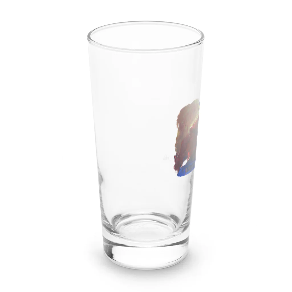 ぴくちゃー55の笑み Long Sized Water Glass :left