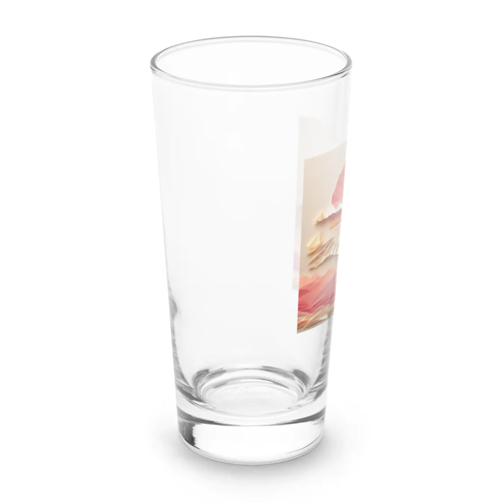 クロスクリエイティブの美ら島のサンライズ Long Sized Water Glass :left