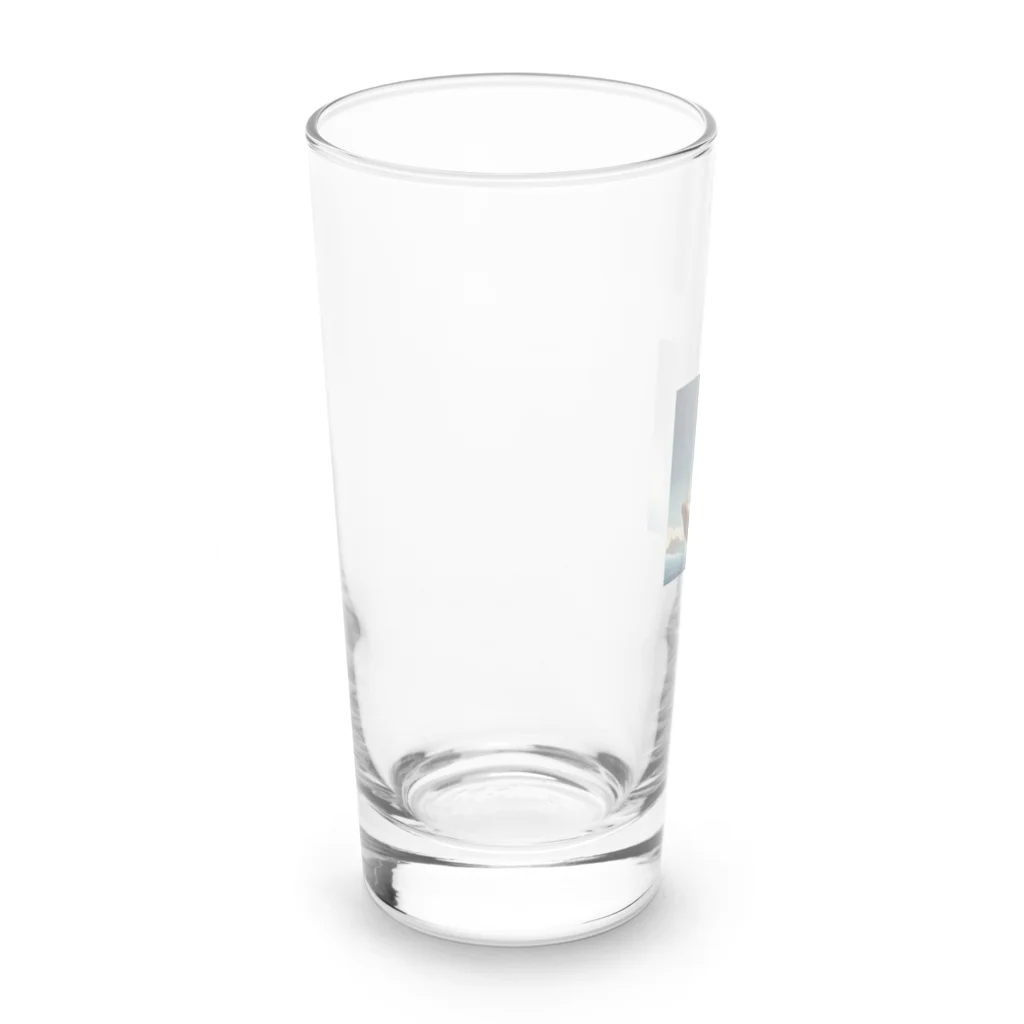 にんにんにんじゃの熊海賊 Long Sized Water Glass :left