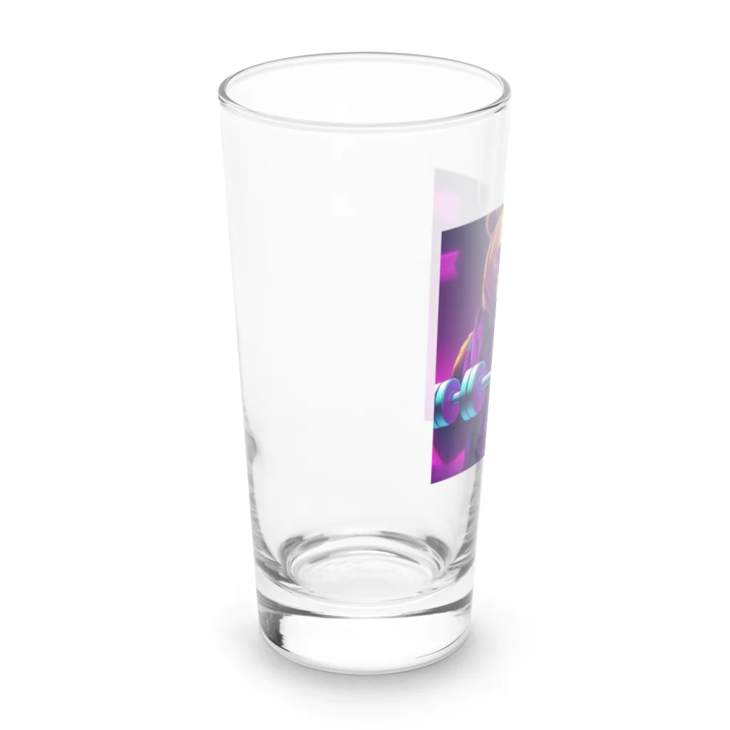 white-Stoneのフィットネスベア Long Sized Water Glass :left