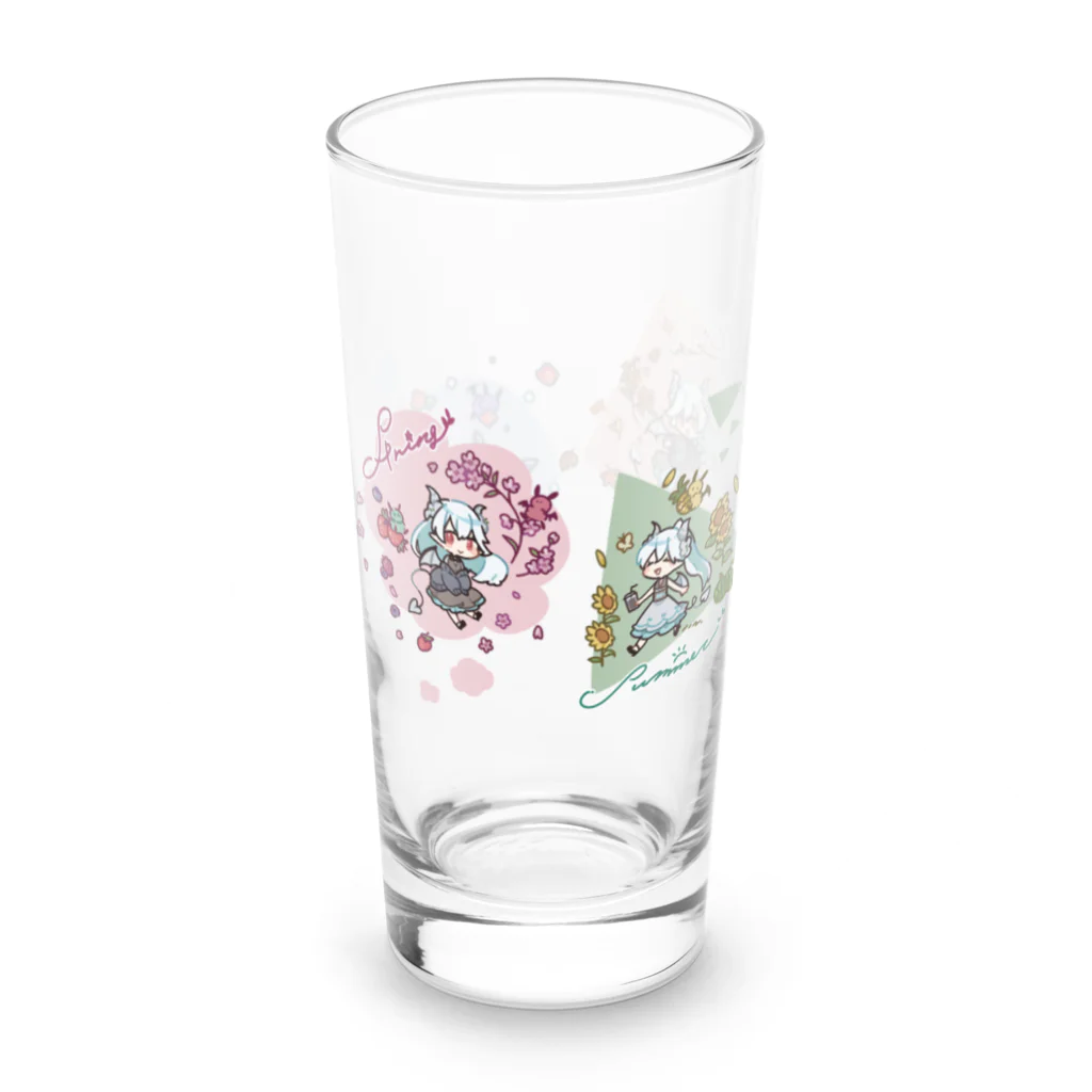 しろあくまショップの四季を楽しむろき Long Sized Water Glass :left