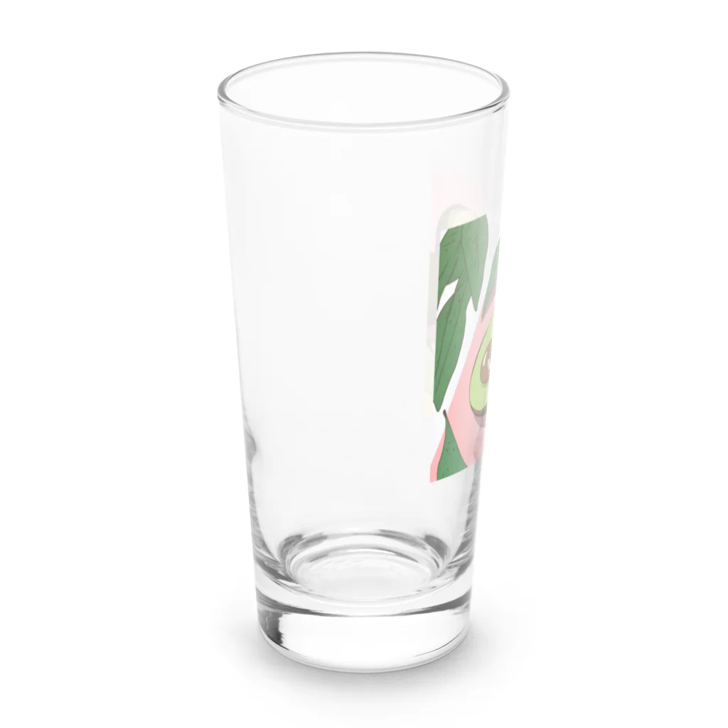 ai美女ショップのアボカド Long Sized Water Glass :left