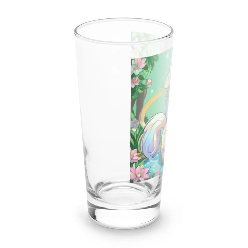 karekore_のかわいいユニコーンのみこ Long Sized Water Glass :left