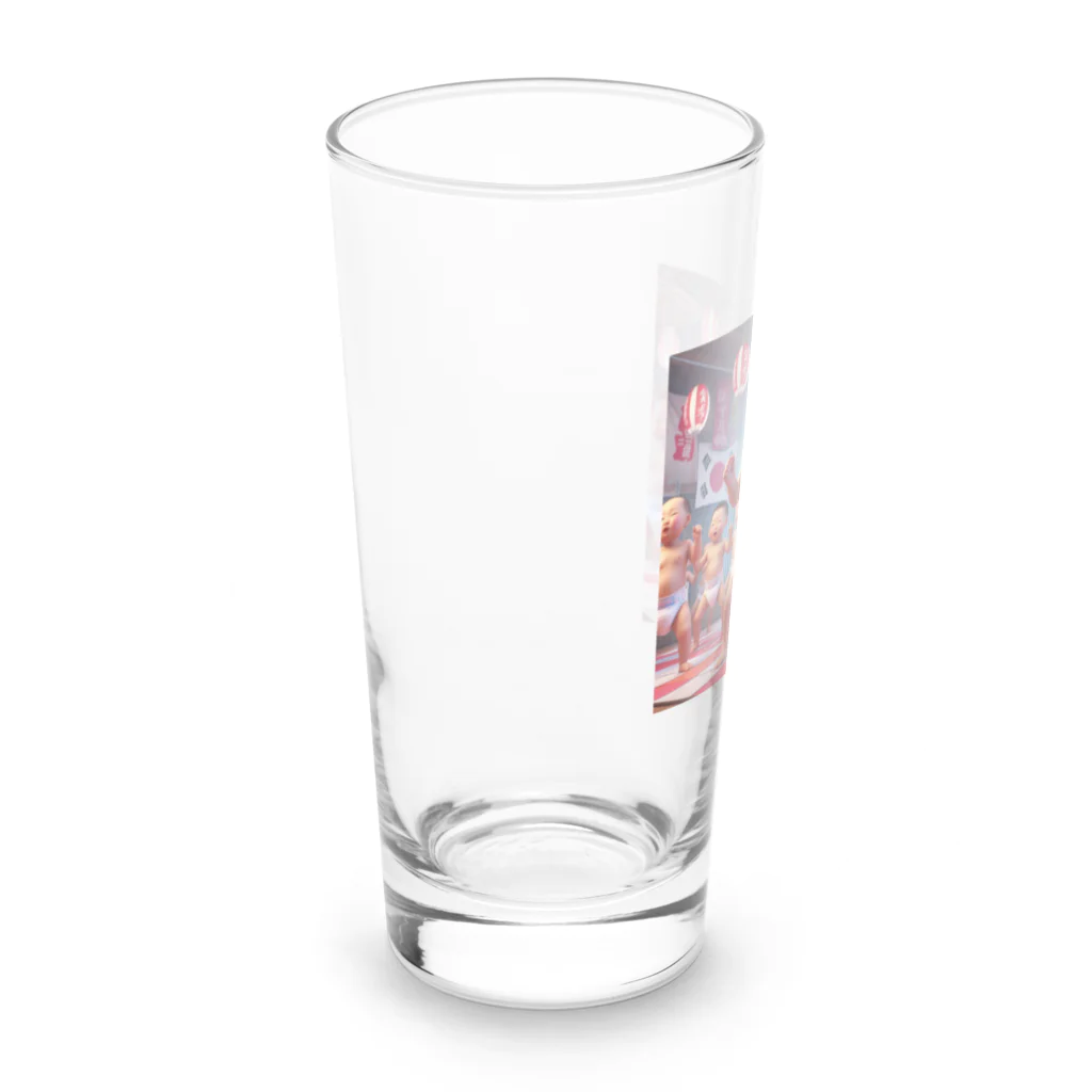 taka-kamikazeのダンシング赤ちゃん Long Sized Water Glass :left