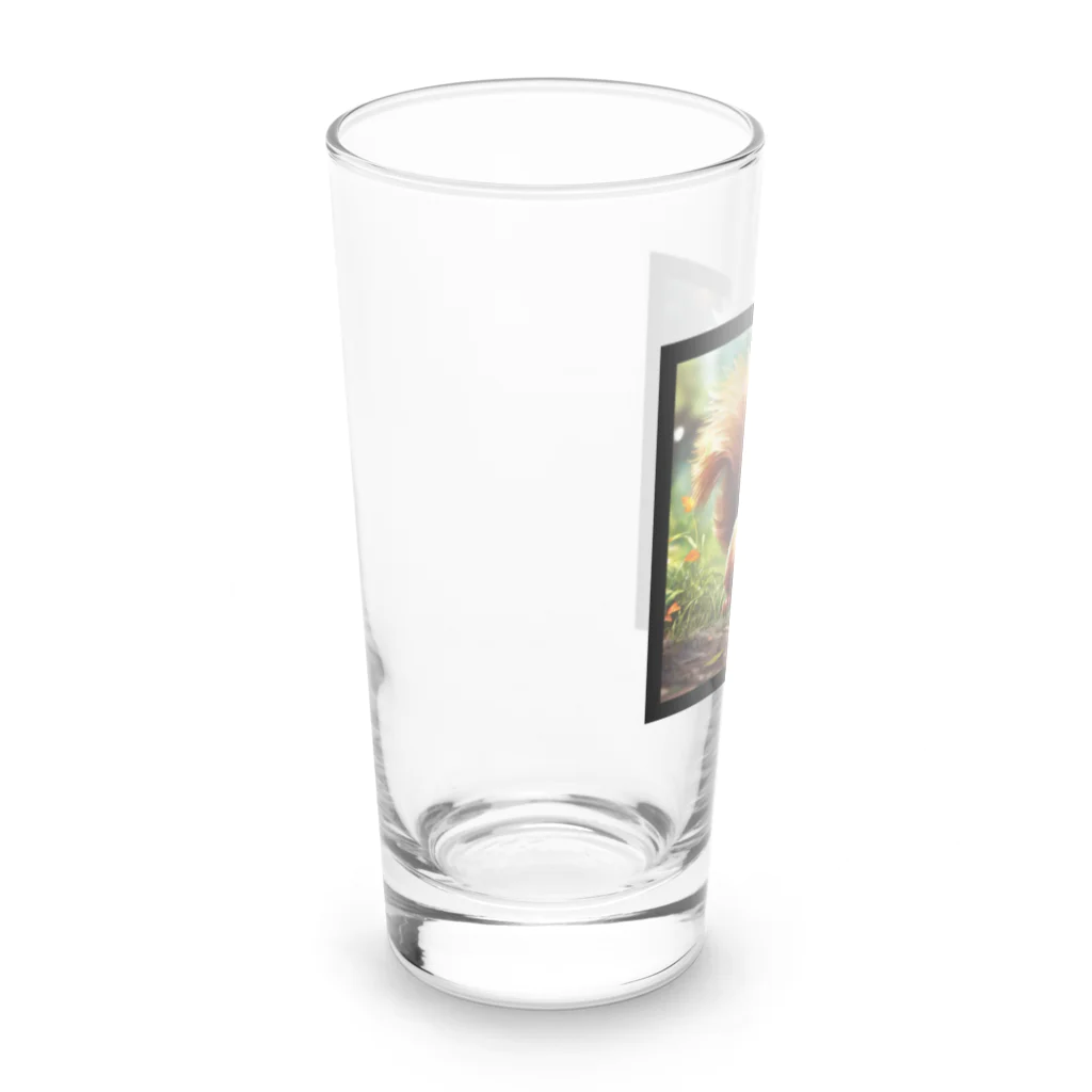 taki・ショップのリス Long Sized Water Glass :left