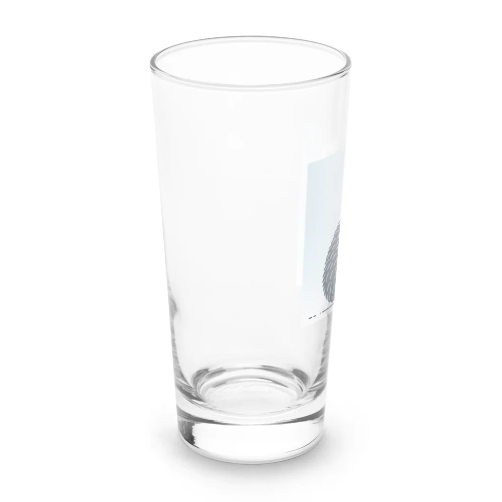 花鳥風月の鉛筆はりねずみ　 Long Sized Water Glass :left