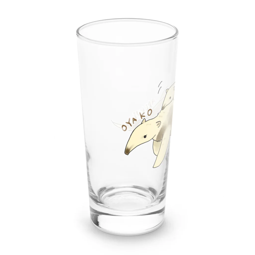 魅螺驅琉工房のおやこありくい Long Sized Water Glass :left