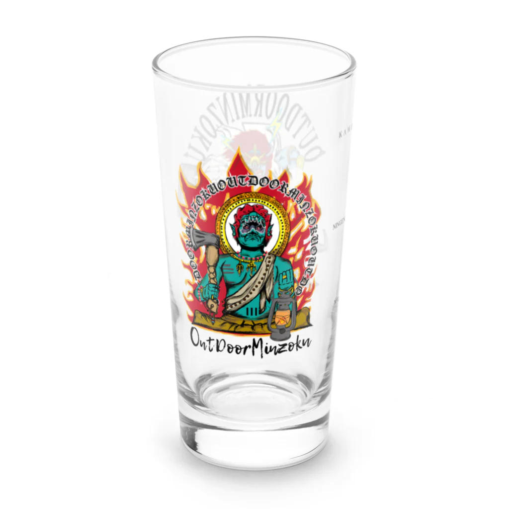 outdoorminzokuのアウトドア民族"神"シリーズ Long Sized Water Glass :left