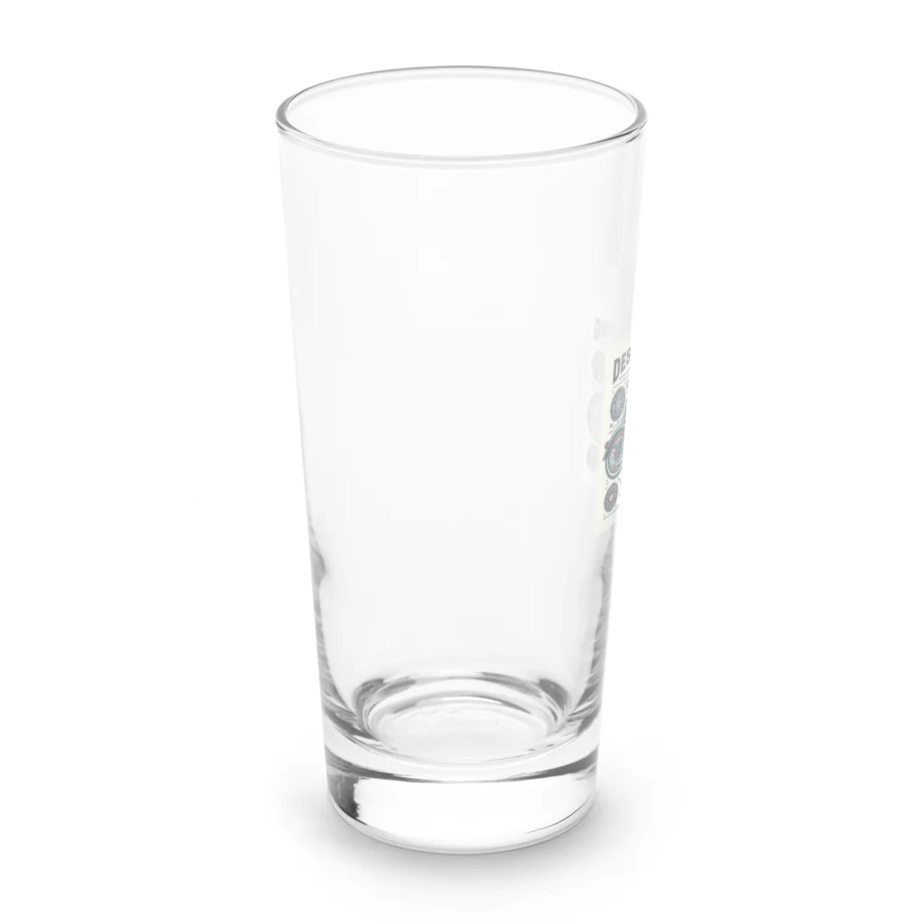 ライダーズのバイク愛好家 Long Sized Water Glass :left