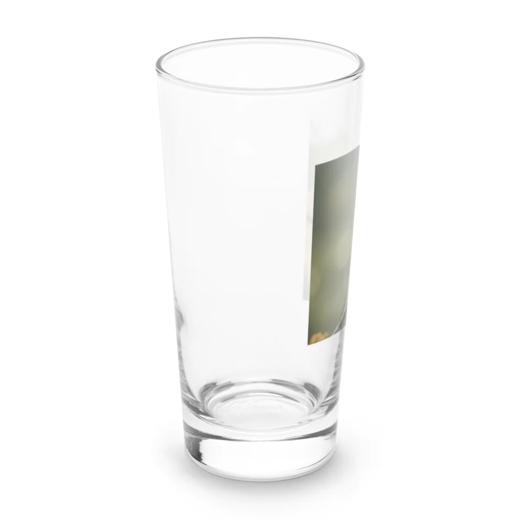 sunafukin0517の親しみやすいシマエナガ Long Sized Water Glass :left