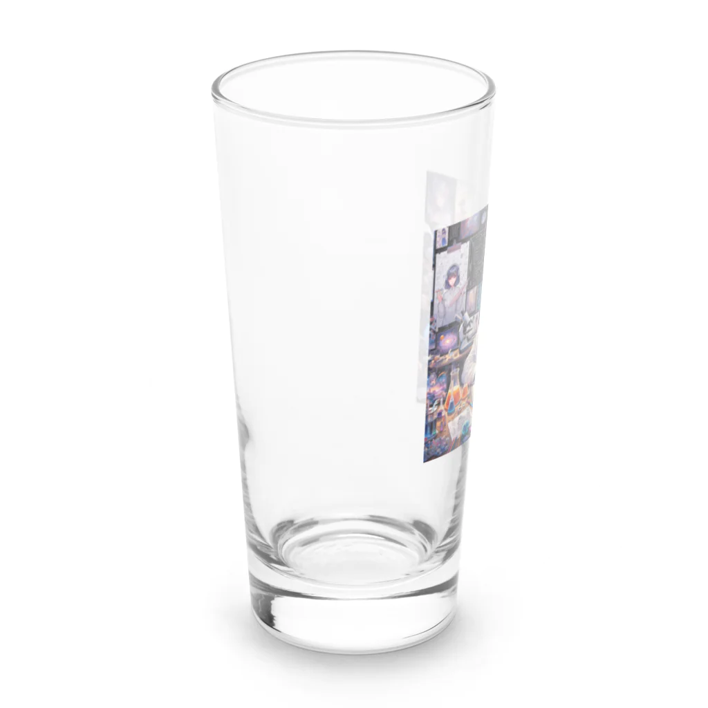 yumeの美しい研究者 Long Sized Water Glass :left