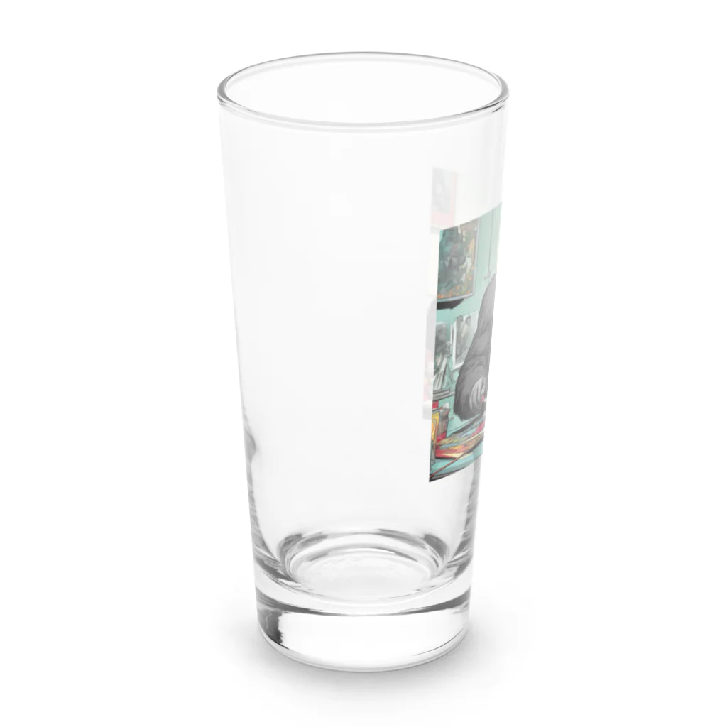 studioCHARGEの作業ゴリラ Long Sized Water Glass :left